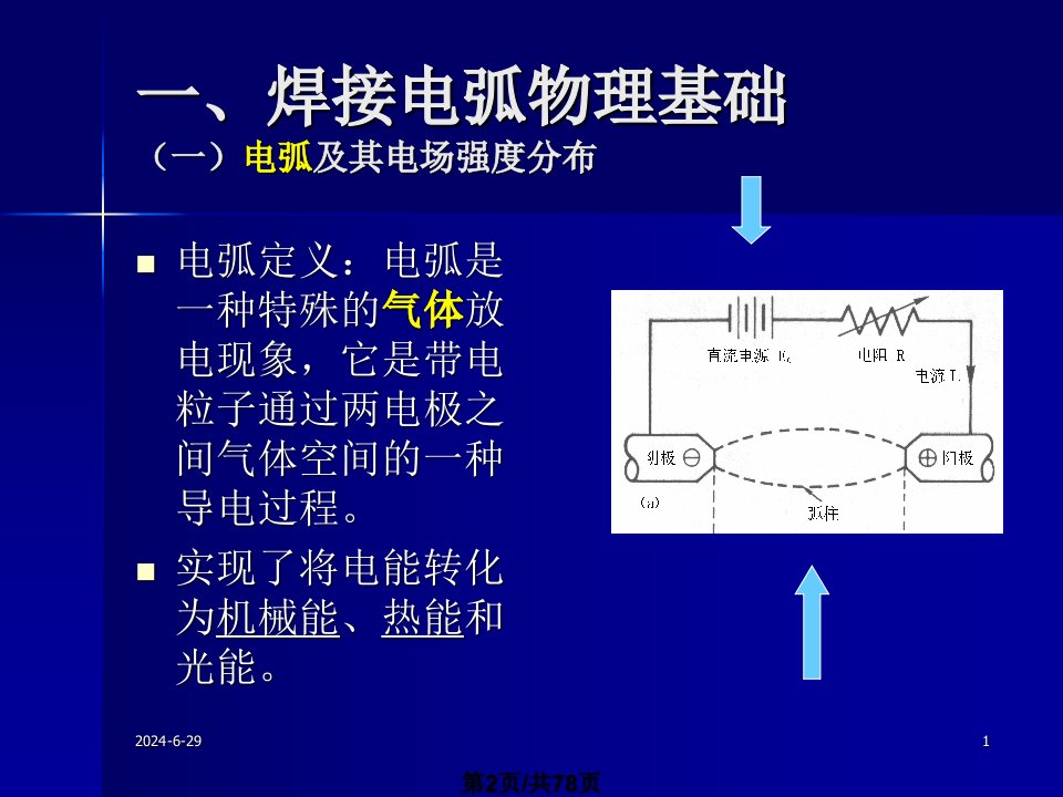 焊接电弧与弧焊方法