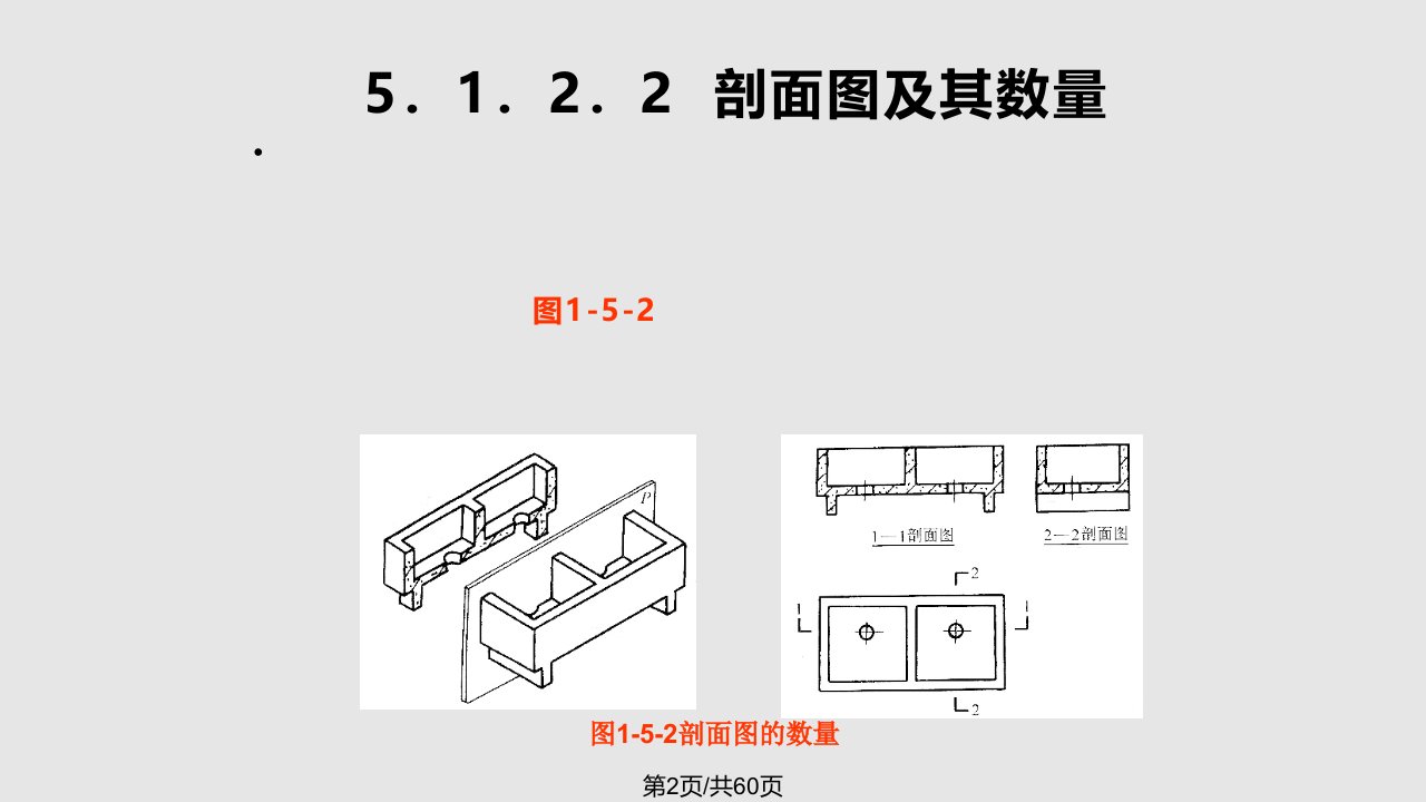 建筑制图剖面图与断面图