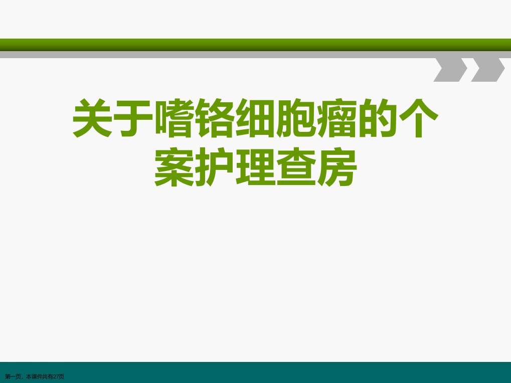 嗜铬细胞瘤的个案护理查房课件