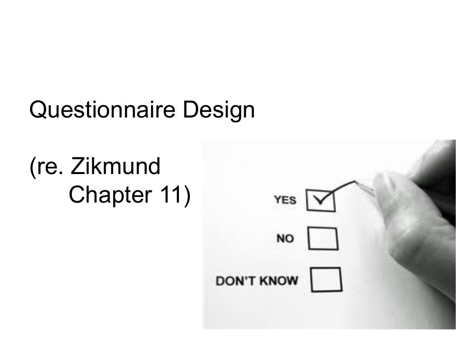 营销调研questionnaire