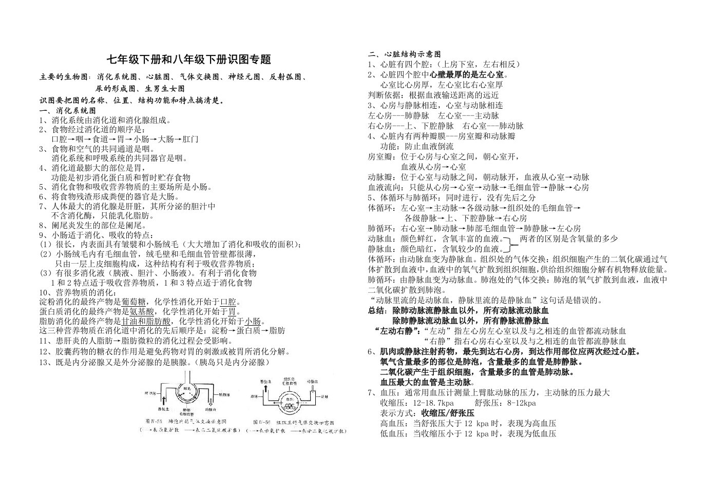 七年级下册和八年级下册识图专题