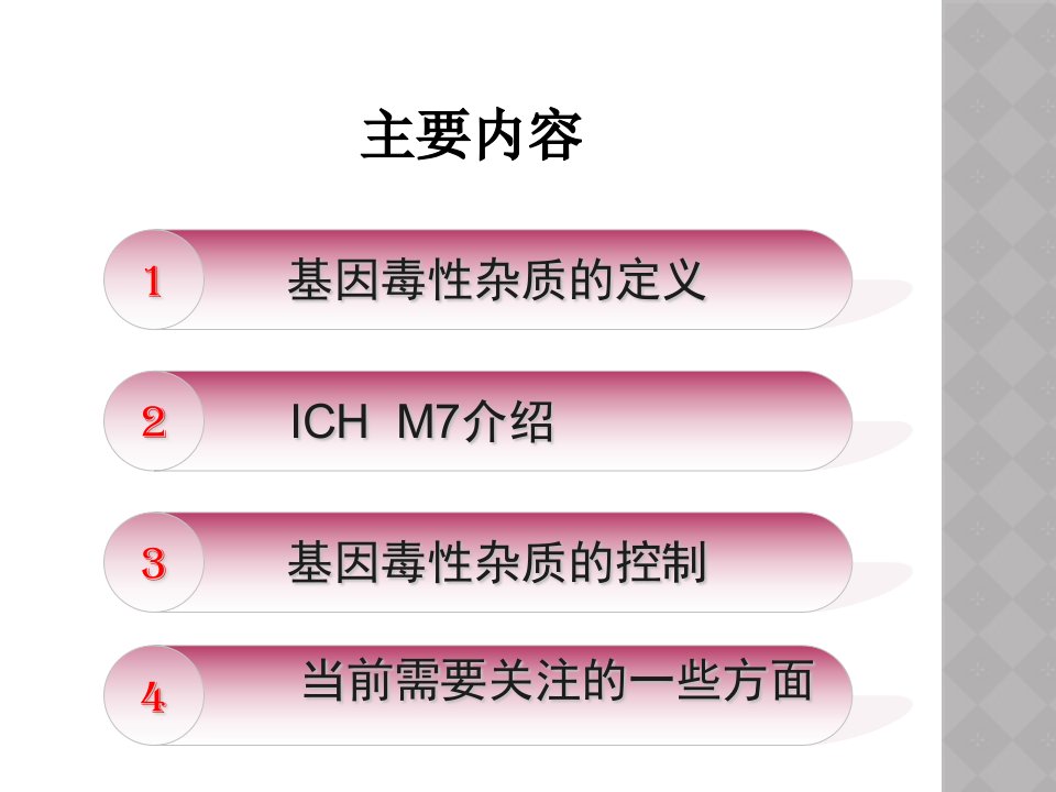 2021年基因毒性杂质控制