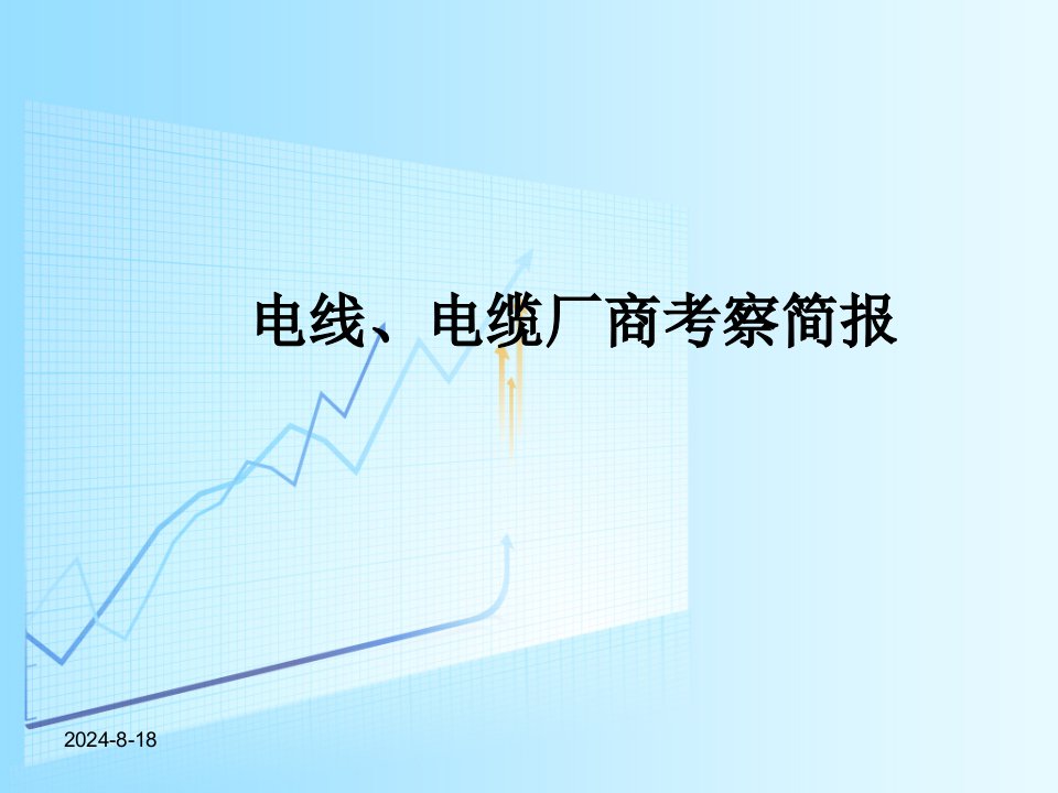 电线电缆厂商考查简报