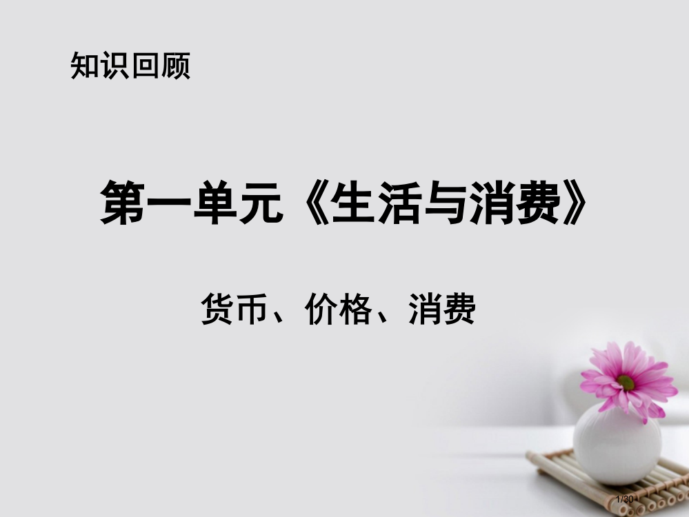 高中政治4.1发展生产满足消费省公开课一等奖新名师优质课获奖PPT课件