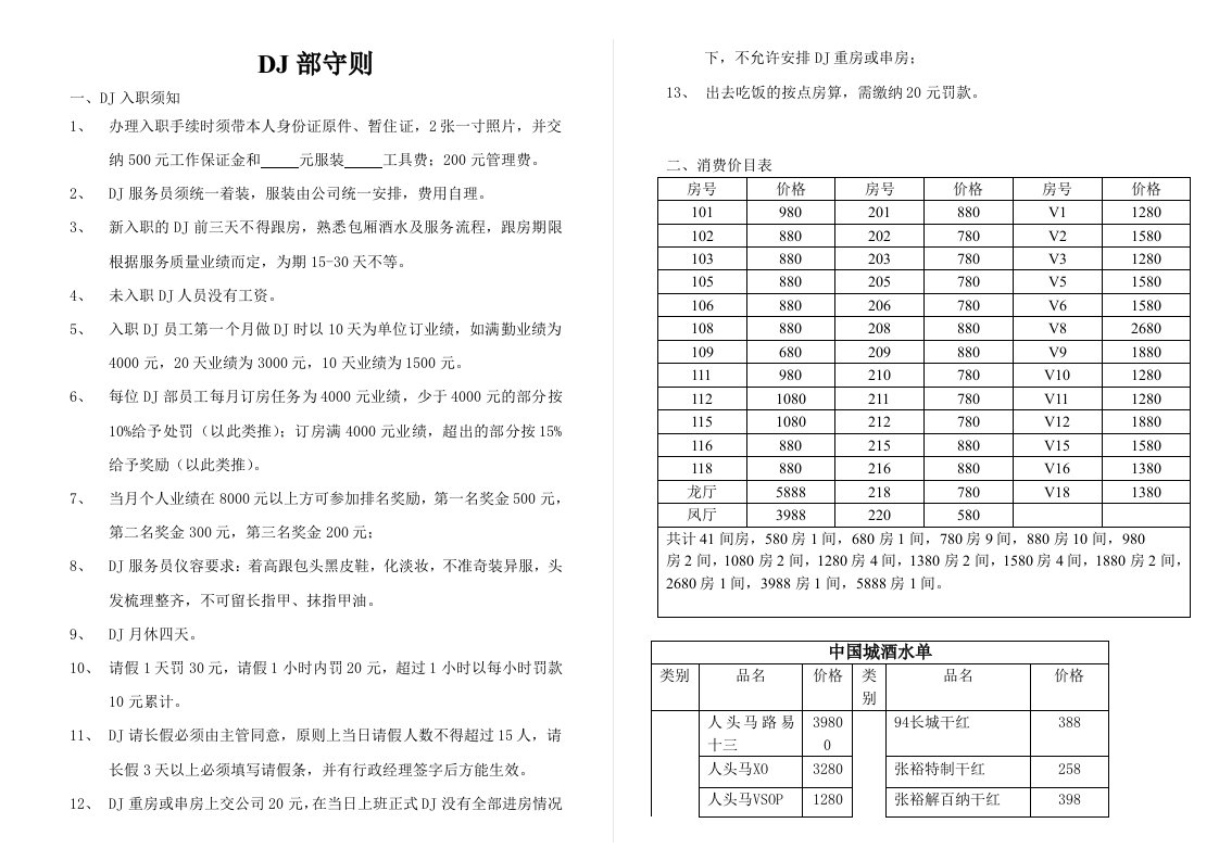 夜总会DJ部守则