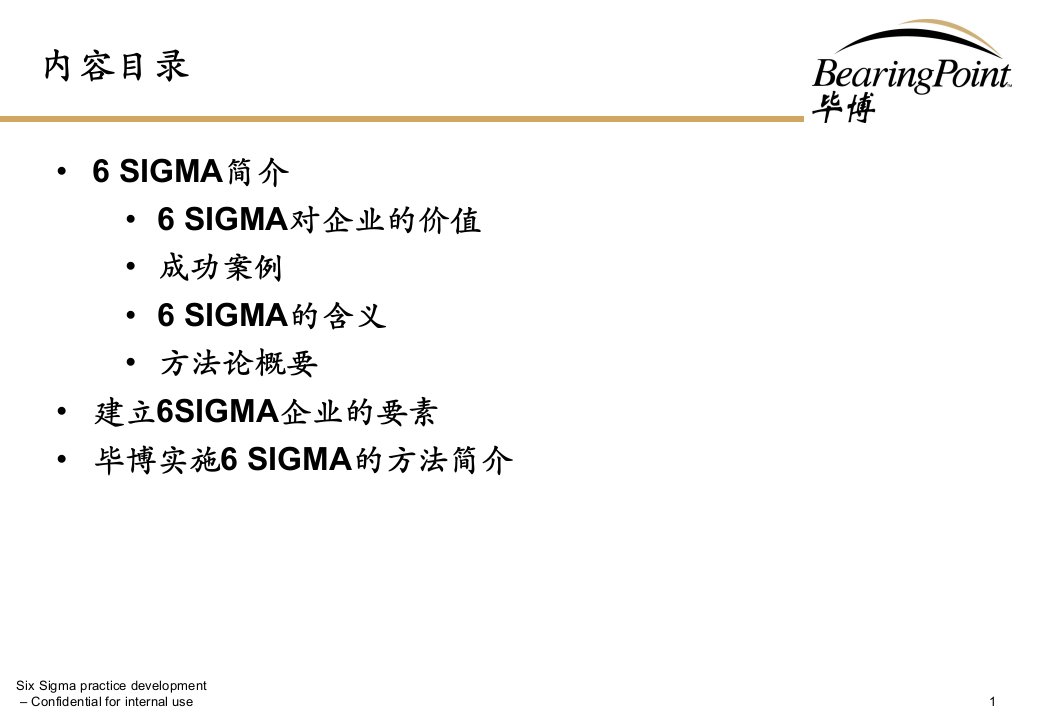 1如何成功实施6SIGMA