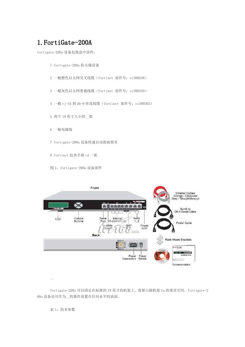 fortigate200简易使用手册