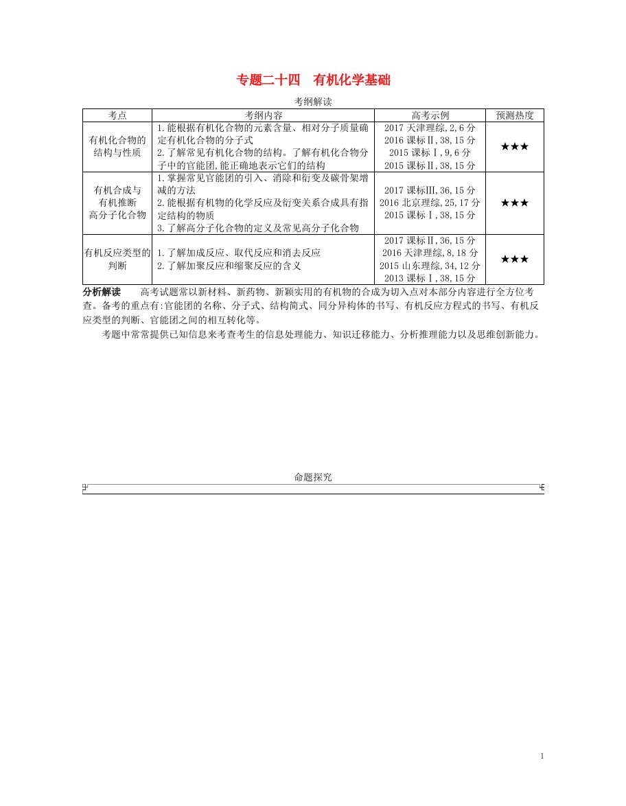 高考化学总复习