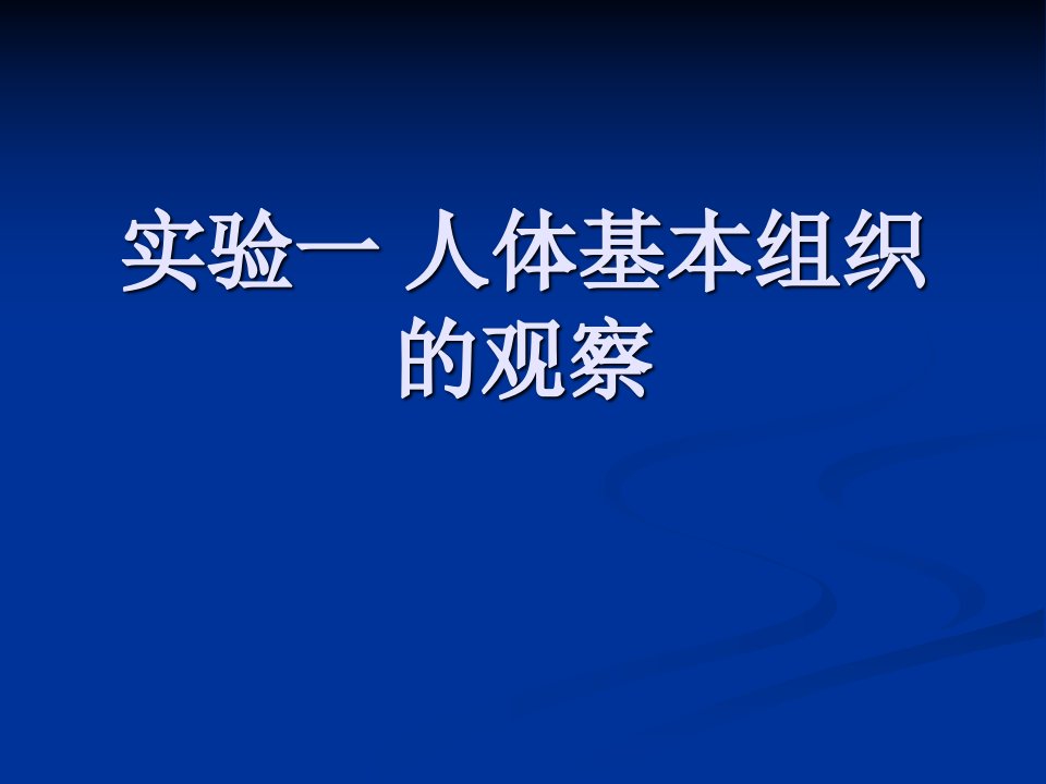 人体解剖生理学实验