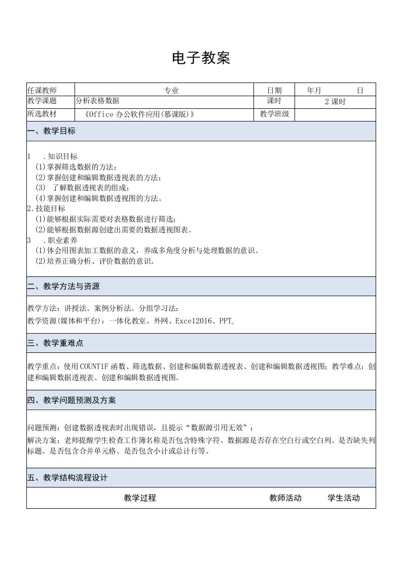 Office办公软件应用慕课版