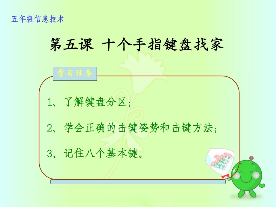 十个手指键盘找家.ppt