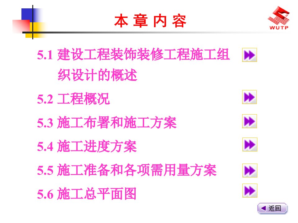 建设项目装饰装修工程施工组织设计