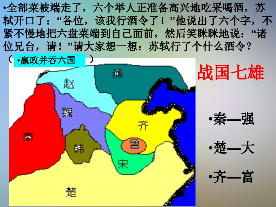 六国论上课实用优秀课件