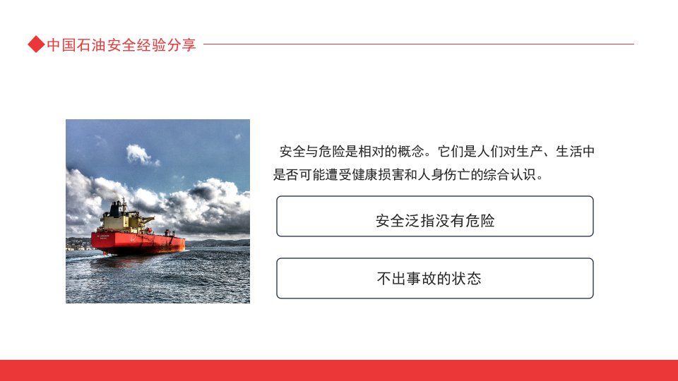 中国石油安全经验分享动态PPT