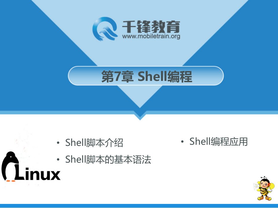 第07章-Shell编程自考成人专科本科课件