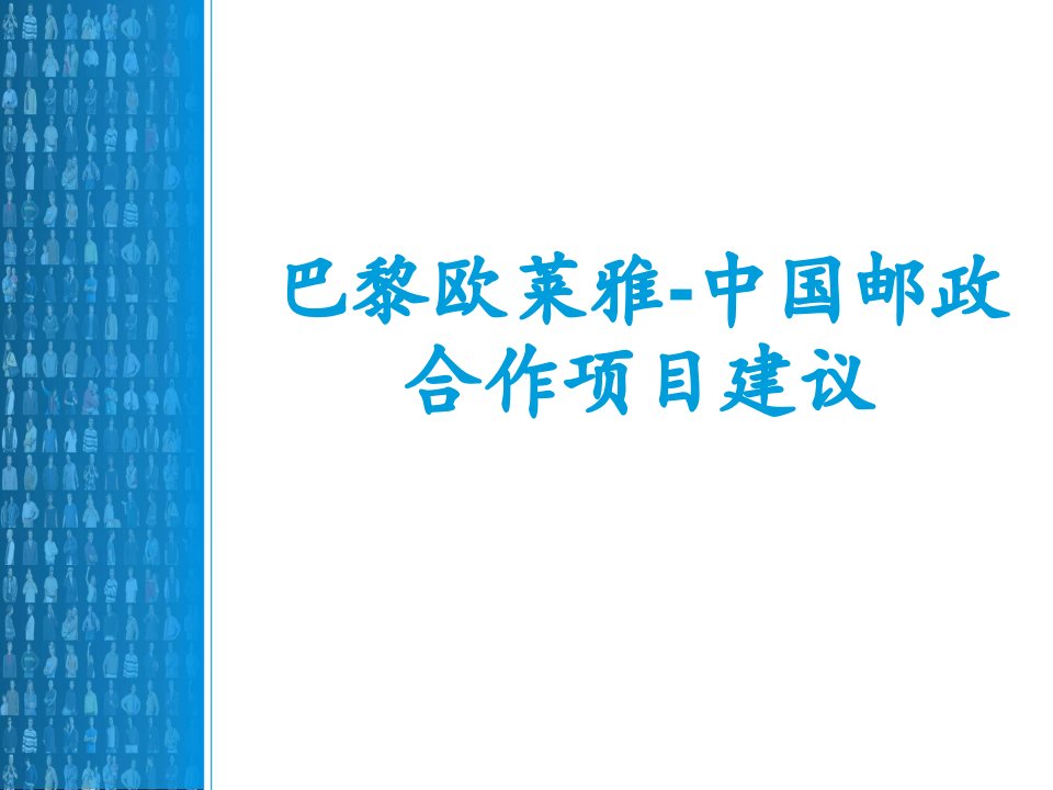 巴黎欧莱雅项目建议书