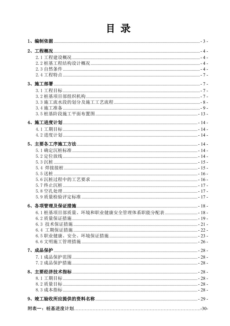 办公楼工程桩基施工方案福建定位放线