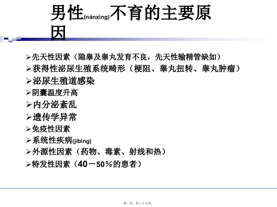 医学专题无精子症手术取精策略