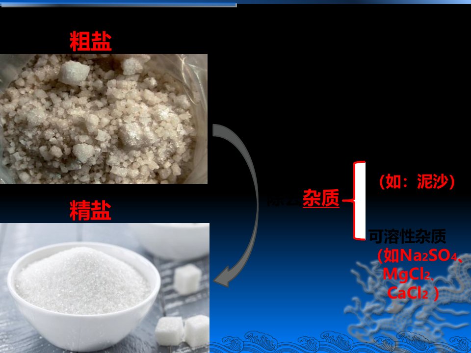 专题粗盐中可溶性杂质的去除