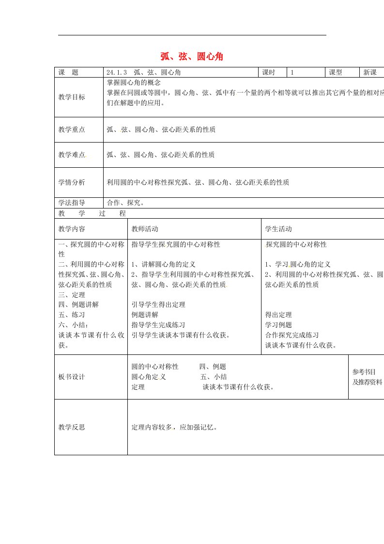 四川省华蓥市明月镇九年级数学上册