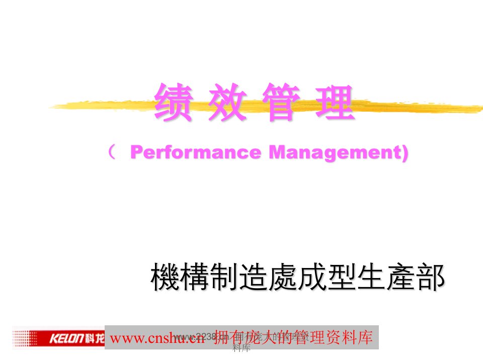 科龙电器绩效管理--championyang