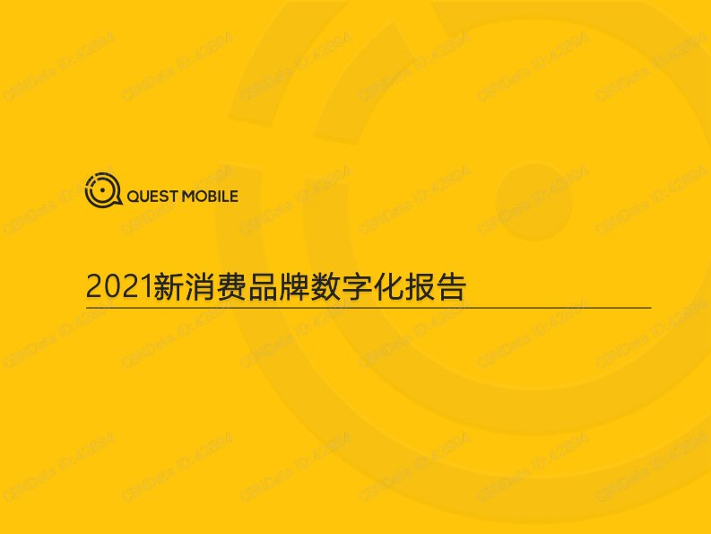 QuestMobile-2021新消费品牌数字化报告-20211121