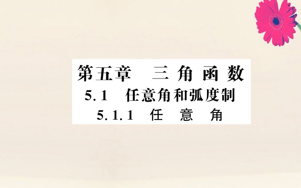 新教材高中数学第五章三角函数5.1.1任意角课件新人教A版必修第一册