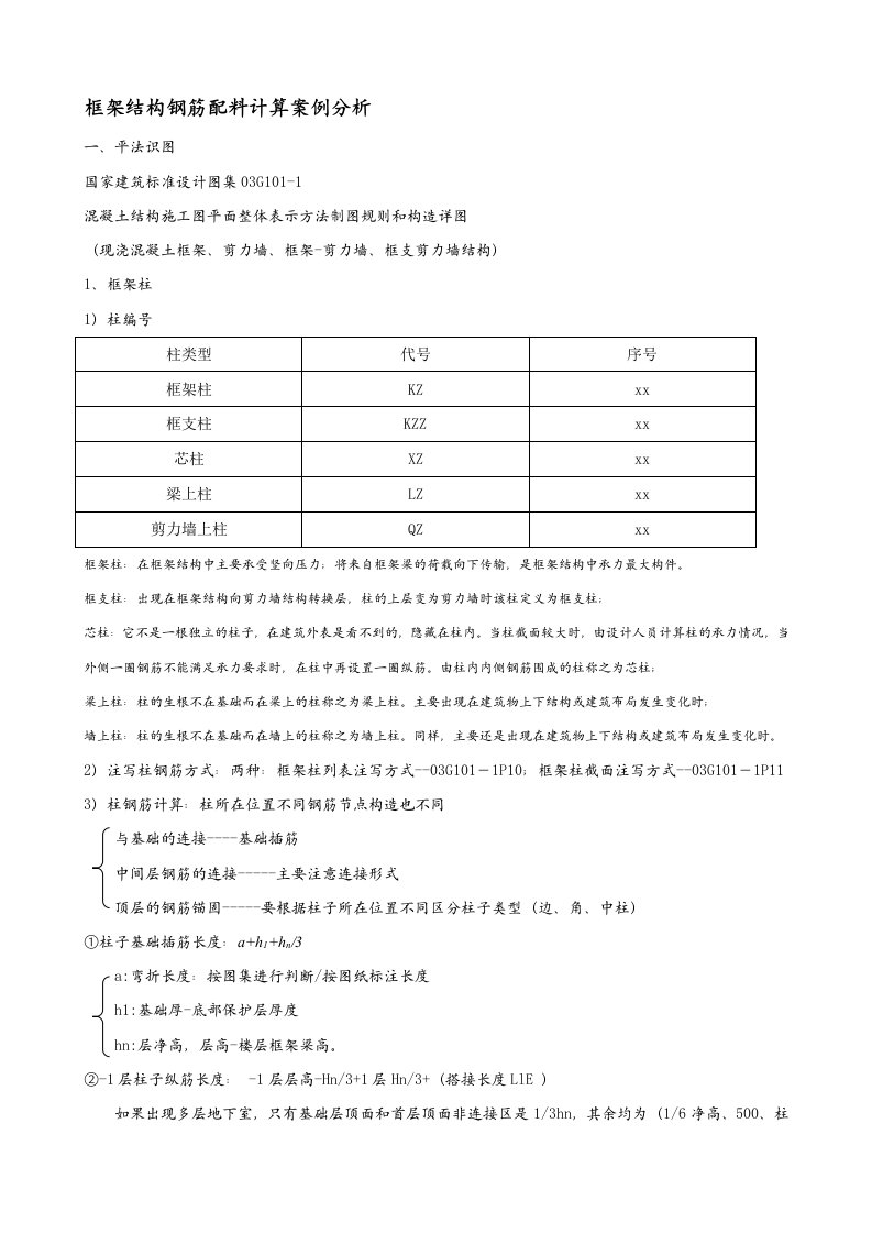 钢筋下料长度计算案例[1]