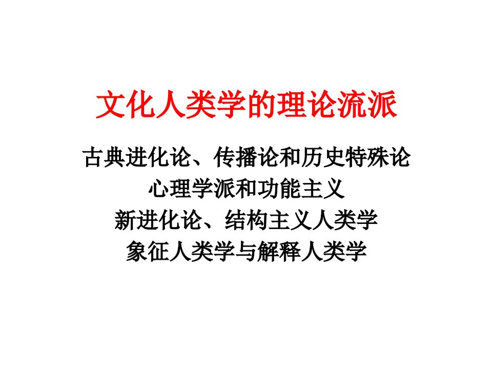 文化人类学课件02A