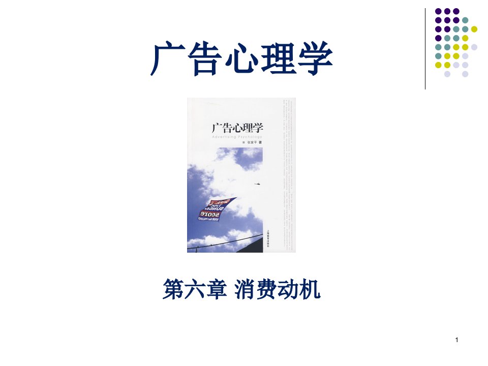 广告心理学第六章消费动机课件