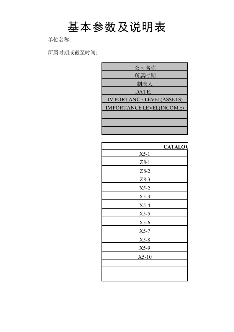 财务指标分析财务报表系统模板