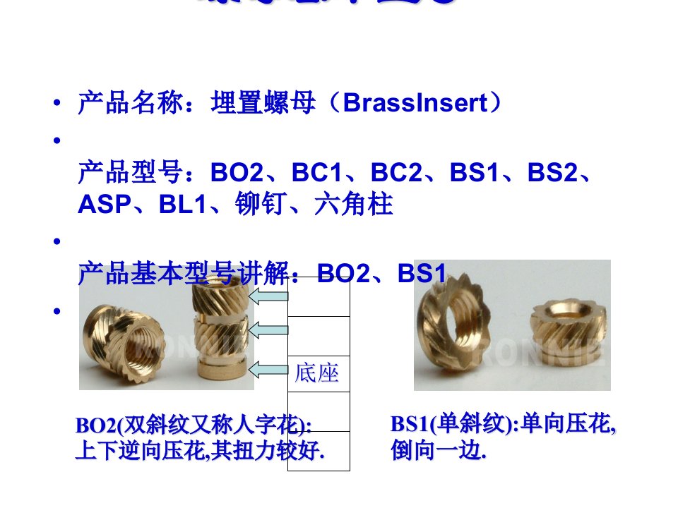 螺母基础知识与boss设计