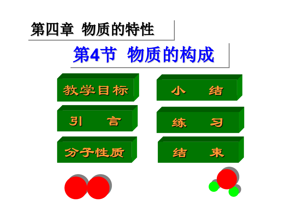 七年级科学物质的构成