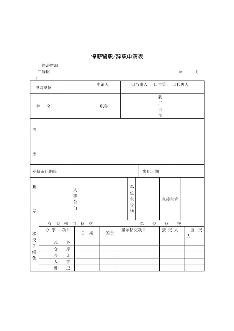 表格模板-人力资源管理报表12