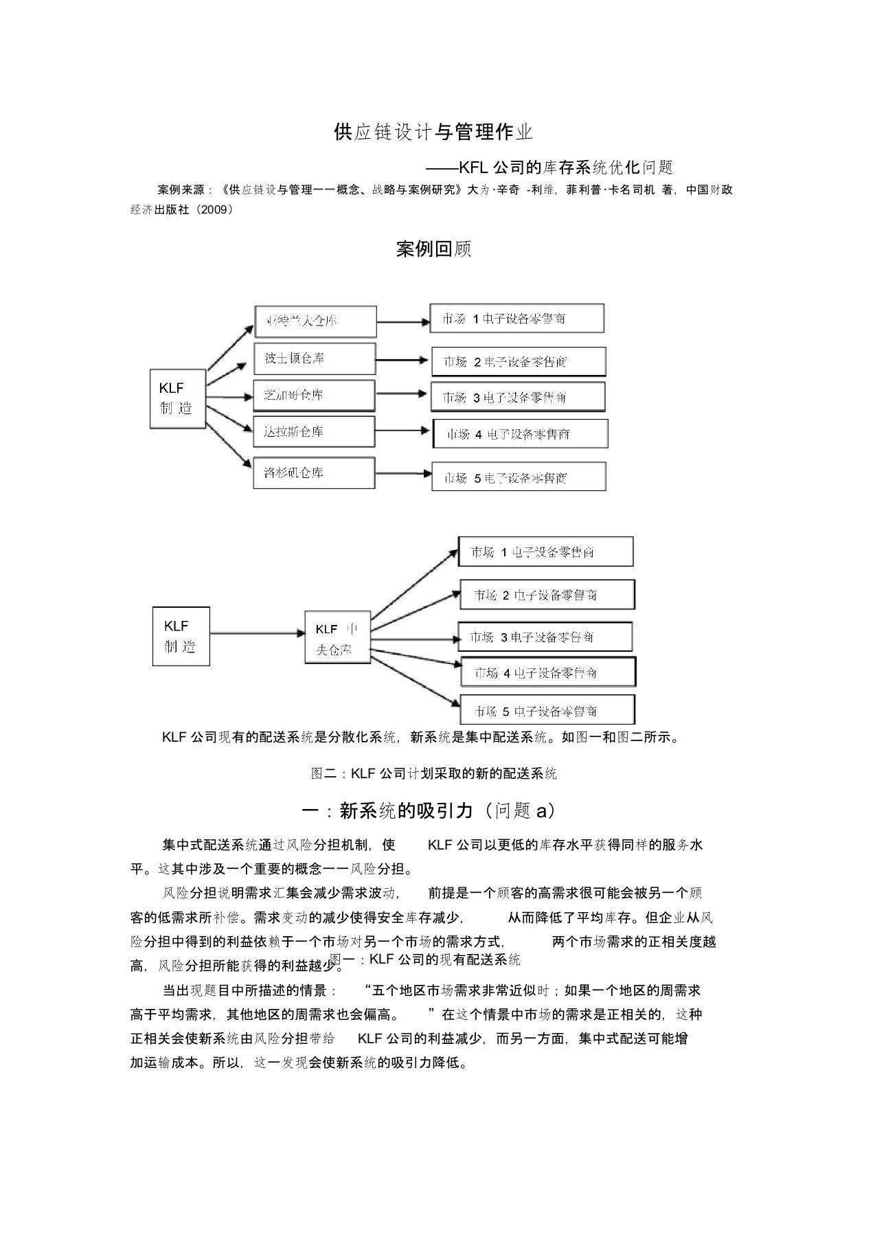 (完整版)供应链管理17题