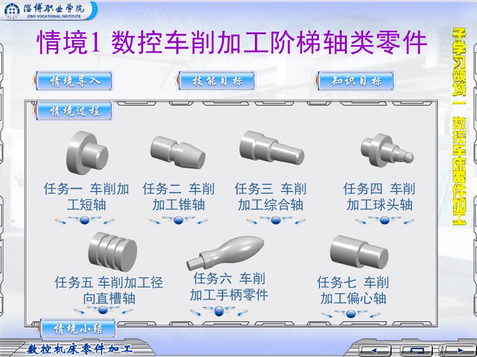 情境1数控车削加工阶梯轴类零件-PowerPoint