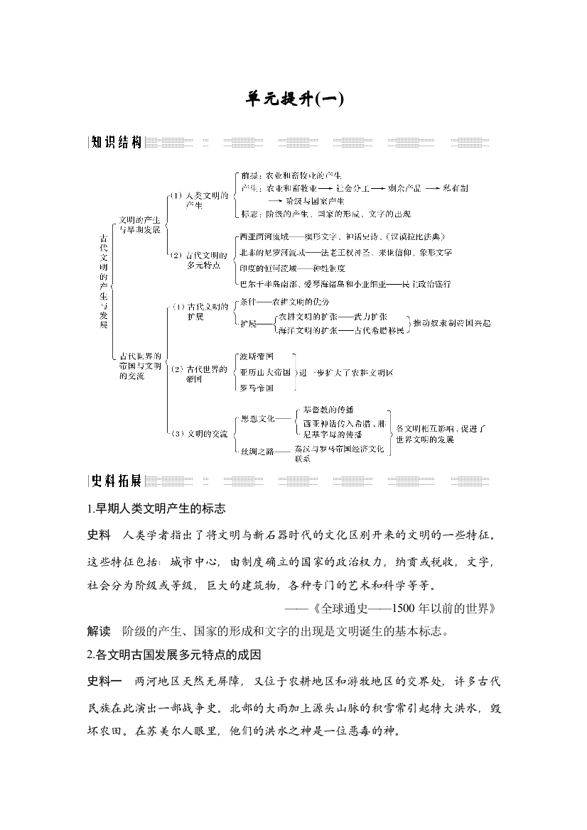 （新教材）2020春统编版历史必修中外历史纲要下册