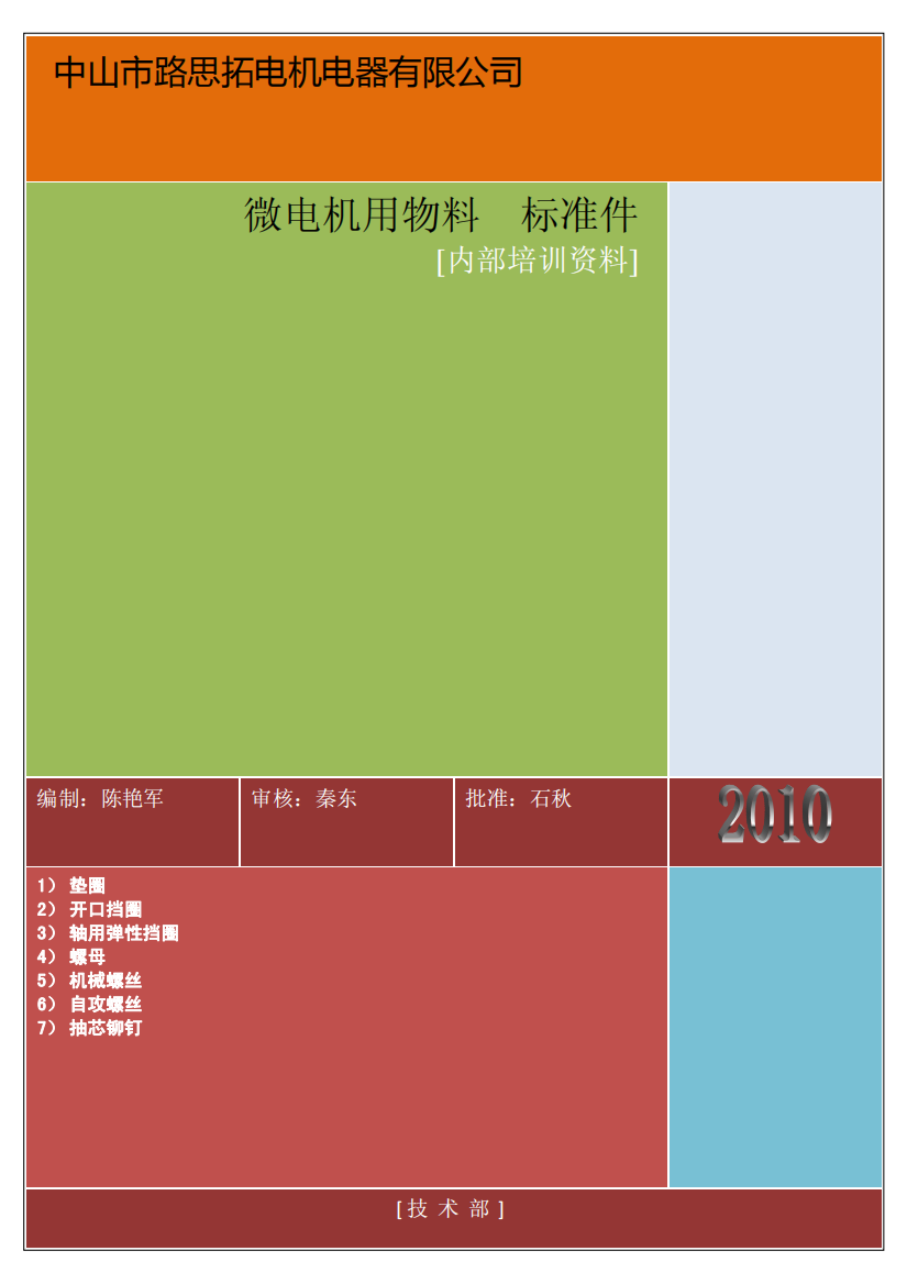 微电机用物料知识2