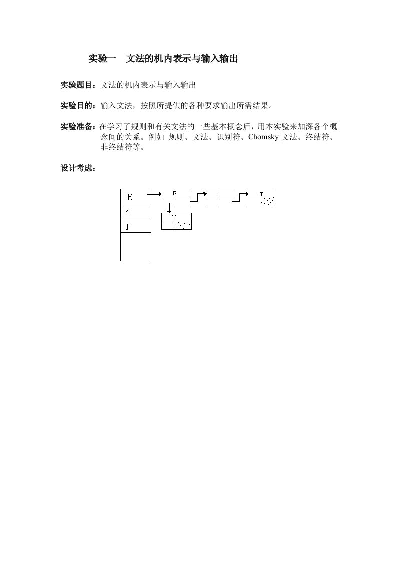 编译原理实验报告