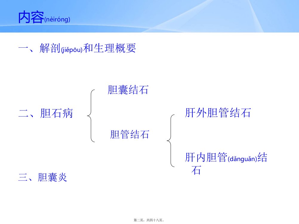 医学专题胆囊炎胆石症