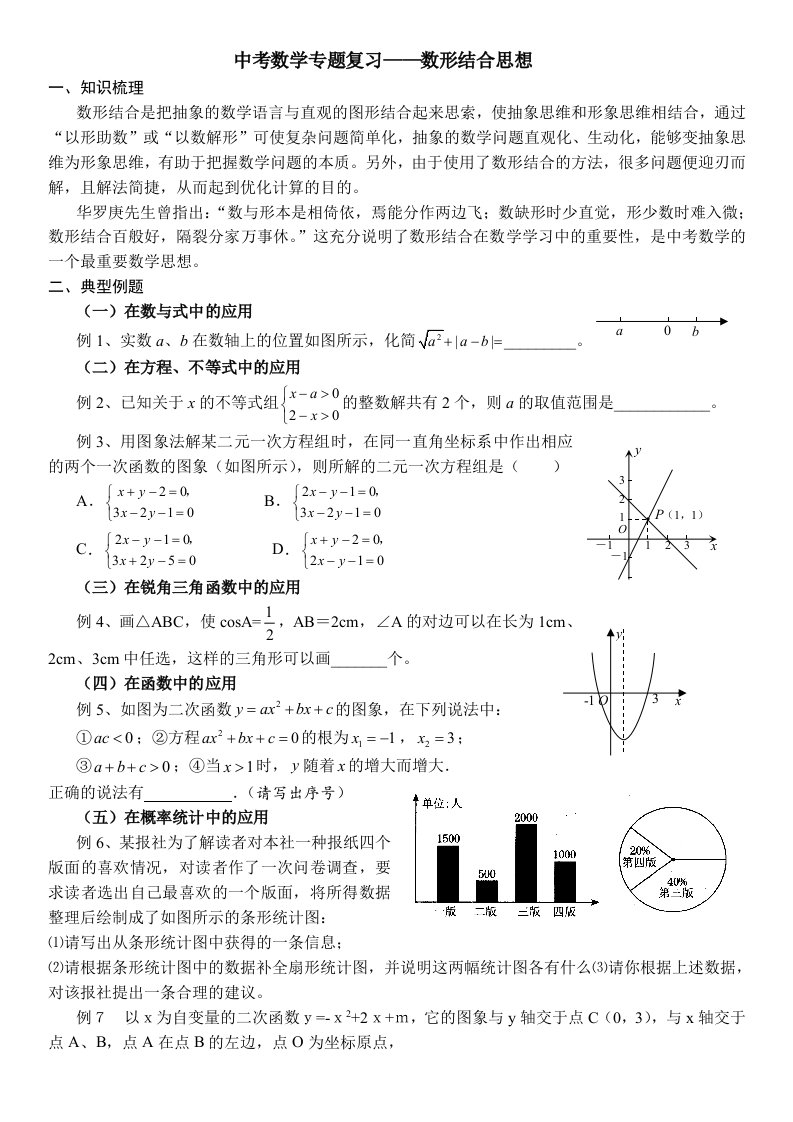 中考数学专题复习-数形结合思想