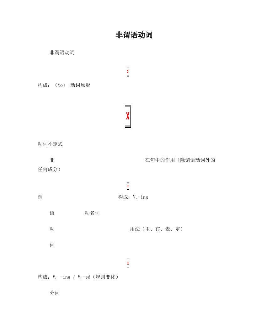 非谓语专项讲解动词1动名词动词不定式讲解-练习