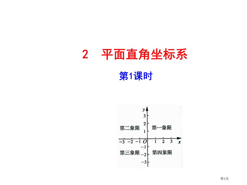 北师大版八年级数学上册多媒体教学优质平面直角坐标系优质课市名师优质课比赛一等奖市公开课获奖课件