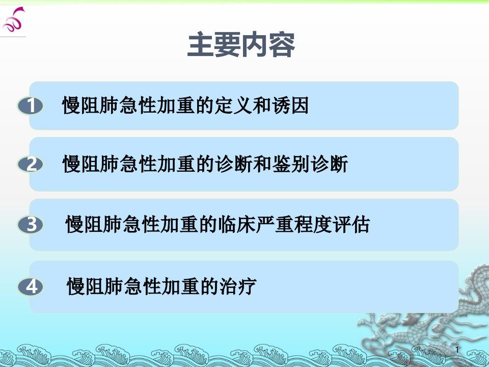 第四讲慢阻肺急性加重期的管理ppt课件