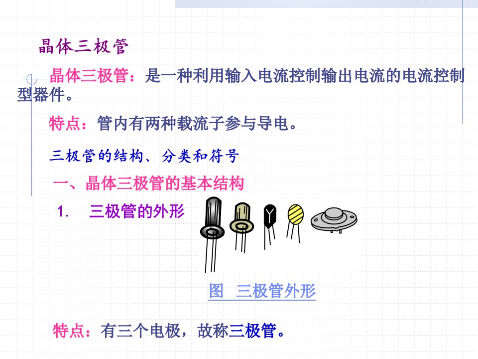 晶体三极管-教案