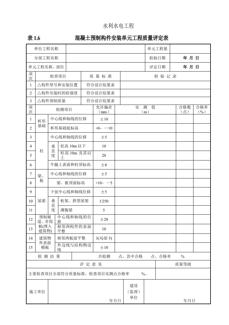 工程资料-表16