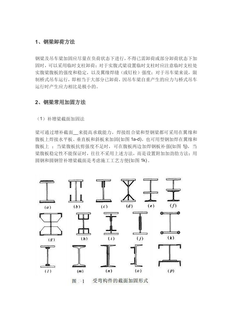 钢梁加固技术