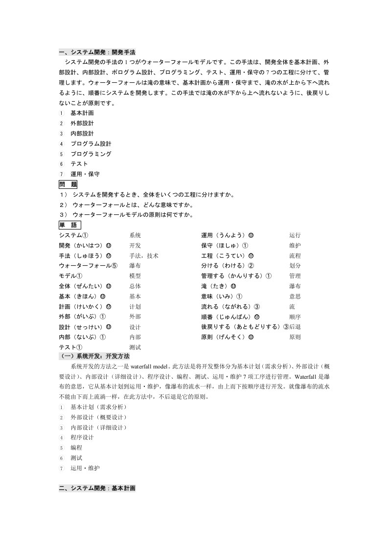 IT日本语基础篇资料