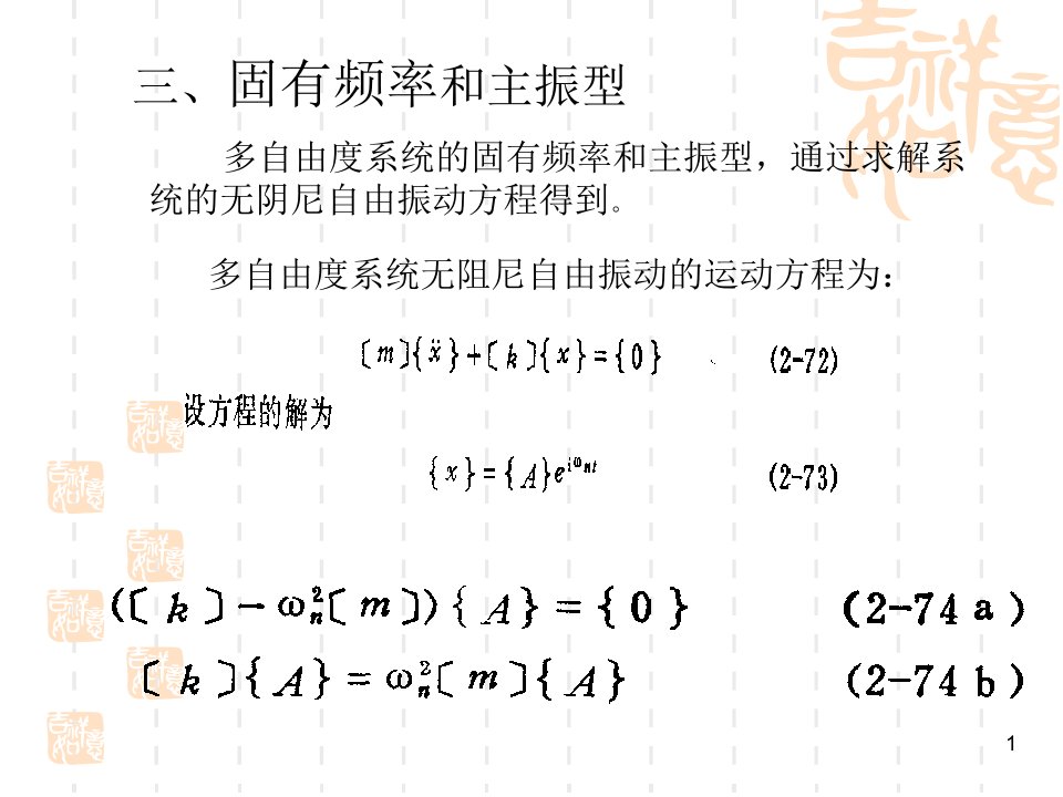 振动分析基础课件