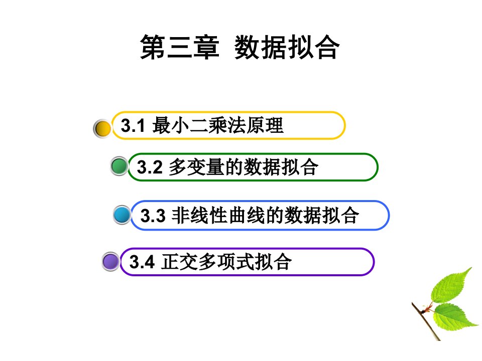 最小二乘法原理课件